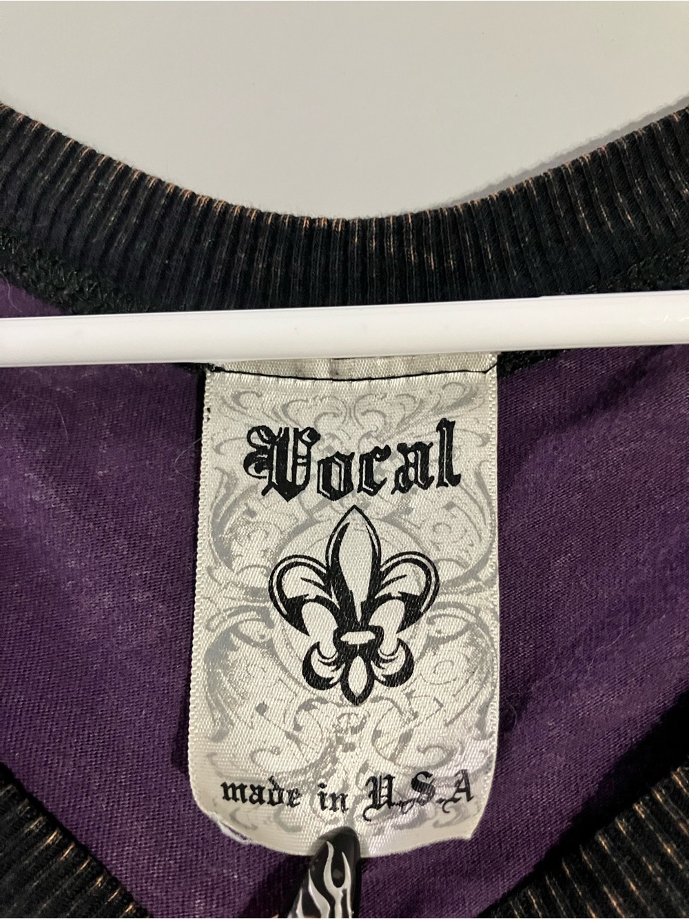 Vocal Purple Long-Sleeve Embellished Tee - Picture 2 of 6
